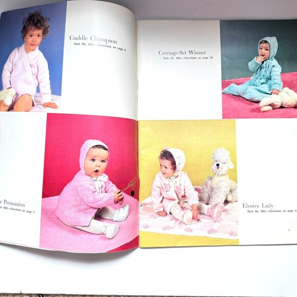 Vintage Spinnerin Knitting Pattern Books Set Vol. 309 & 169 1963/1966 - Picture 13 of 15